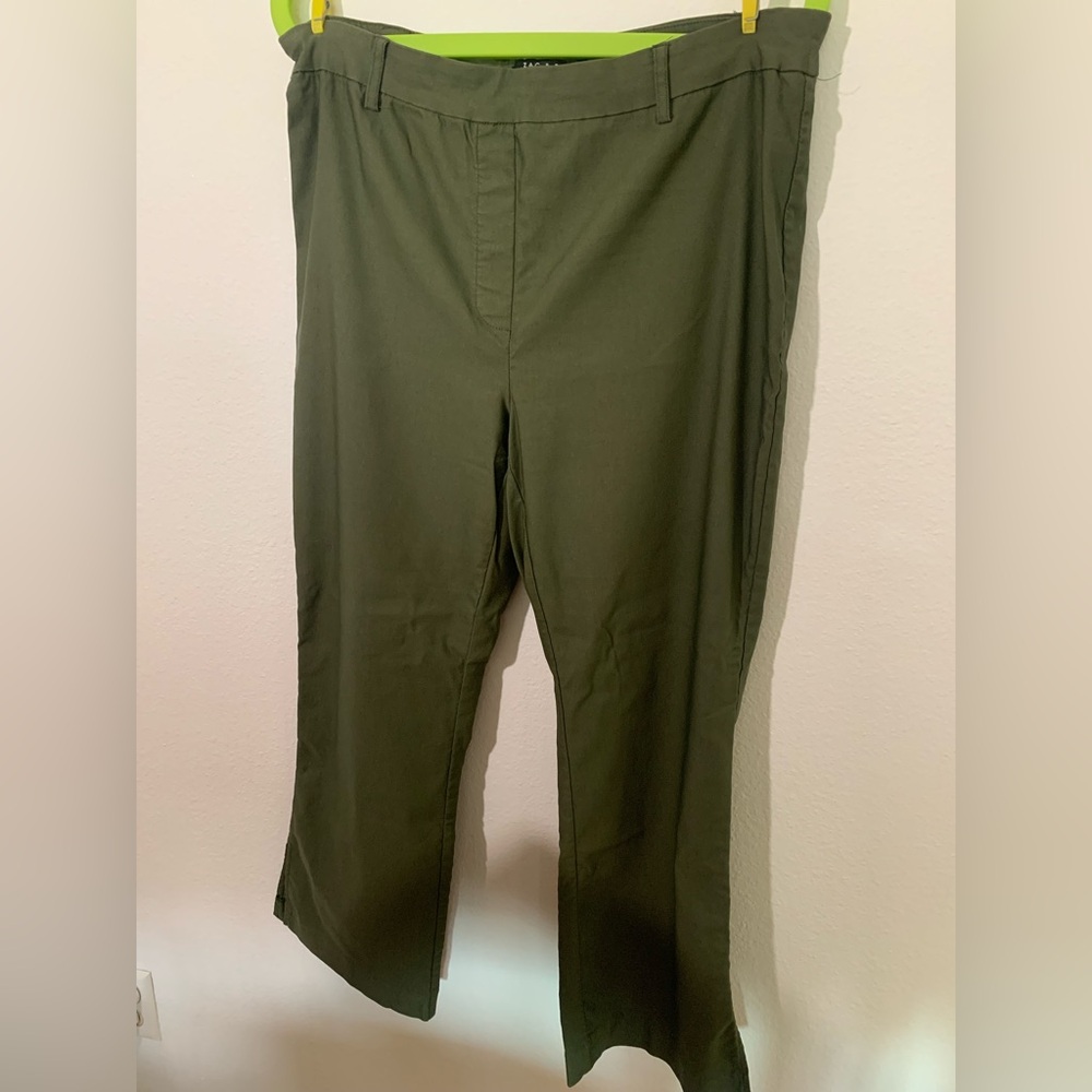Olive Green Ankle Pants Size 12